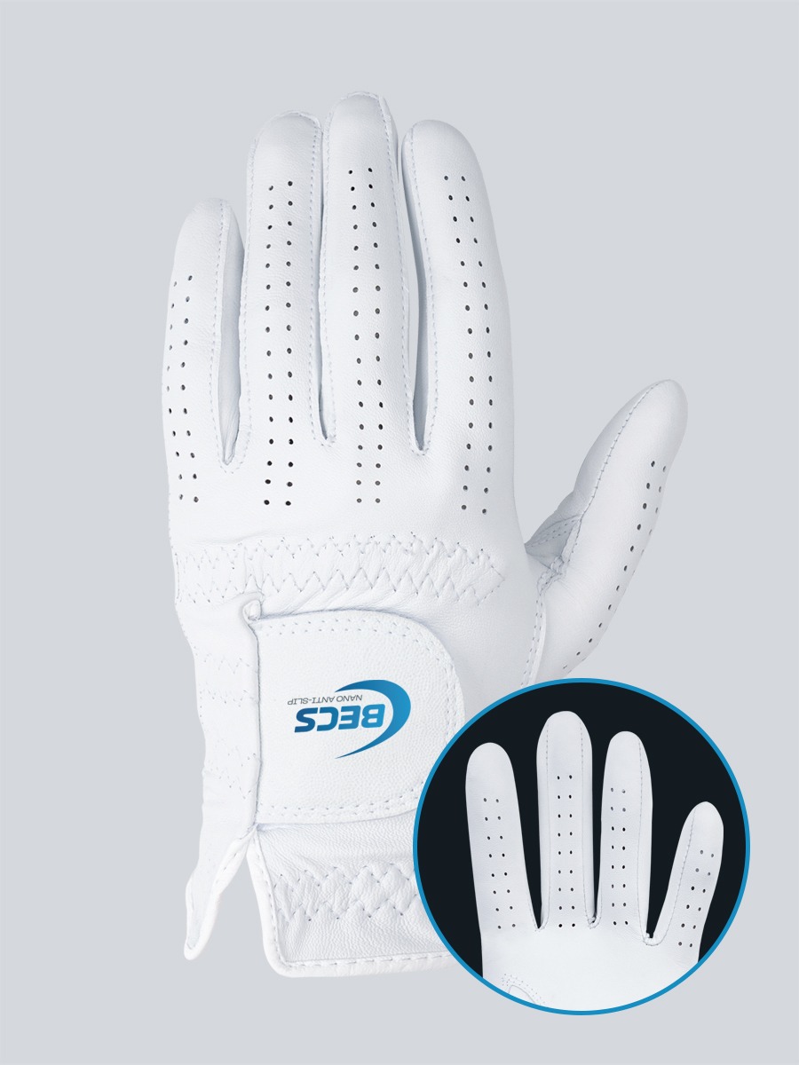 Nano Anti-Slip Natural Sheepskin Golf Gloves